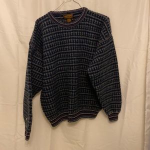 Vintage eddie Bauer size xl mens sweater, 100% wool